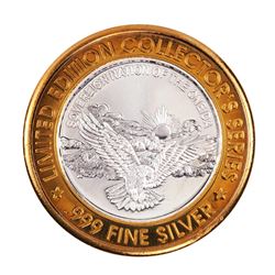 .999 Silver Oneida Bingo Green Bay, Wisconsin $10 Limited Edition Gaming Token