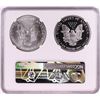 Image 2 : 1993 $1 American Silver Eagle Coin Set NGC MS69/PF69 Ultra Cameo