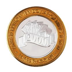 .999 Silver Barbary Coast Las Vegas, Nevada $10 Casino Limited Edition Gaming Token