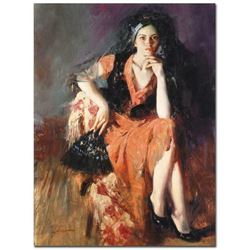 Pino (1939-2010) "Dreaming Madrid" Limited Edition Giclee on Canvas