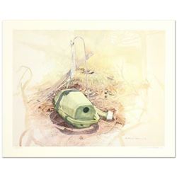 William Nelson "Green Watering Can" Limited Edition Lithograph