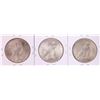 Image 2 : Lot of (3) 1922 $1 Peace Silver Dollar Coins