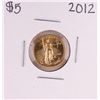 Image 1 : 2012 $5 American Gold Eagle Coin