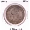 Image 1 : 1812 Spain 4 Reales Silver Coin