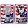 Image 2 : Lot of 2019-W $1 Burnished/Proof American Silver Eagle Coins NGC MS70/PF70 Ultra Cameo