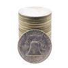 Image 2 : Roll of (20) Brilliant Uncirculated 1960 Franklin Half Dollar Coins
