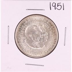 1951 Washington-Carver Commemorative Half Dollar Coin