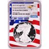 Image 1 : 2019-W $1 Proof American Silver Eagle Coin NGC PF70 Ultra Cameo Congratulations Flag