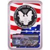 Image 2 : 2019-W $1 Proof American Silver Eagle Coin NGC PF70 Ultra Cameo Congratulations Flag