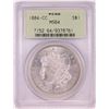 Image 1 : 1882-CC $1 Morgan Silver Dollar Coin PCGS MS64 Old Green Holder