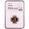 Image 1 : 1956 Proof Lincoln Wheat Cent Coin NGC PF69RD