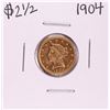 Image 1 : 1904 $2 1/2 Liberty Head Quarter Eagle Gold Coin