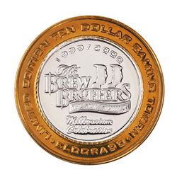 .999 Silver Eldorado Hotel and Casino $10 Casino Gaming Token Limited Edition