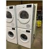 Image 2 : BOSCH 300 SERIES WAT28400UC WHITE FRONT LOAD STACKING WASHER & WTG86400UC VENTLESS DRYER SET