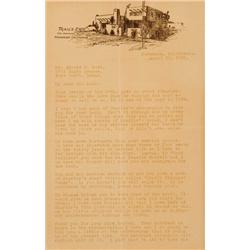 Nancy Russell. Letter.