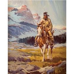 Newman Myrah. Oil on Canvas.