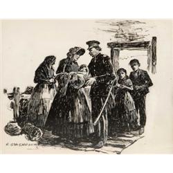 Nick Eggenhofer. Drybrush Drawing.