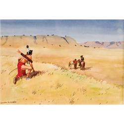 Leonard Reedy. Watercolor.