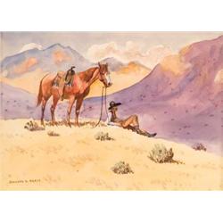 Leonard Reedy. Watercolor.