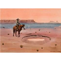 Leonard Reedy. Watercolor.