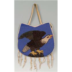 Plateau Fully Beaded Bag.