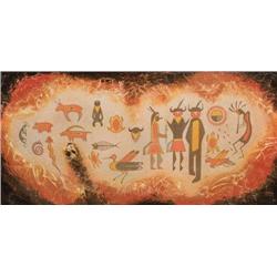 N.D. Shirley. Oil on Masonite.