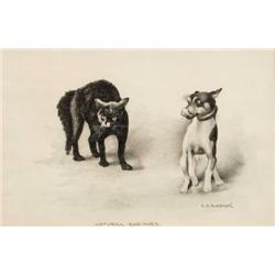 E.A. Burbank. Graphite.