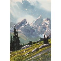 Roy Kerswill. Watercolor.