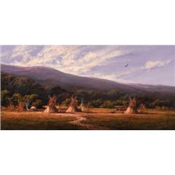 Heinie Hartwig. Oil on Board.