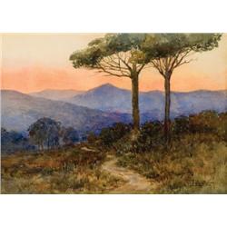 T. Gilpin Brown. Watercolor.