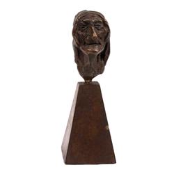 C.M. Russell. Bronze and Book.