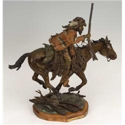 Truman Bolinger. Bronze Sculpture.