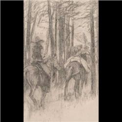 William Gollings. Charcoal.