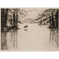 Hans Kleiber. Etching.