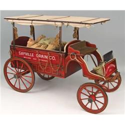Dale Ford Sayville Grain Co Miniature Wagon.