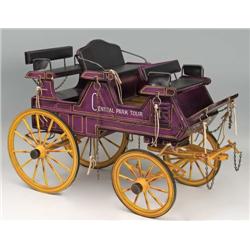 Dale Ford Miniature Central Park Tours Wagon.