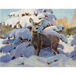 Stephen C. Elliott. Oil on Board.