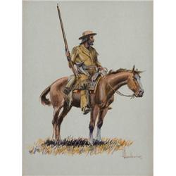 Leo Beaulaurier. Watercolor.