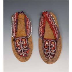 Eastern Beaded Moccasins.