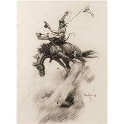 Joe DeYong. Charcoal Drawing.