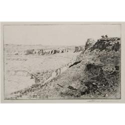 Edward Borein. Etching.