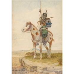 O.C. Seltzer. Watercolor.