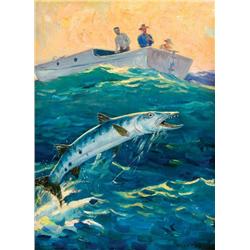 Frank Stick. Oil on Canvas.