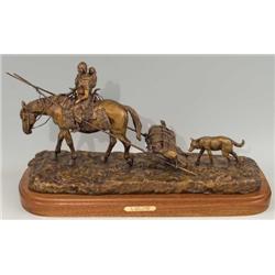 Bob Scriver. Bronze Sculpture.