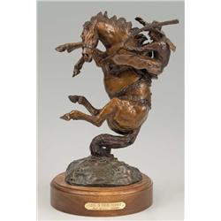 Bob Scriver. Bronze Sculpture.
