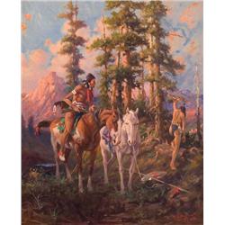 E.S. Paxson. Oil on Canvas.