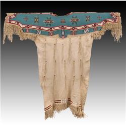 Sioux Woman's Fully Beaded Dress.