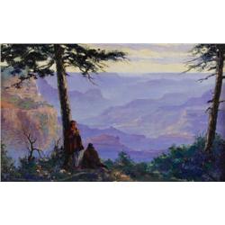 Louis Hovey Sharp. Oil on Canvas.