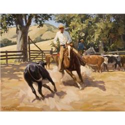 Nicholas S. Firfires. Oil on Canvas.