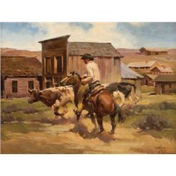 Newman Myrah. Oil on Canvas.